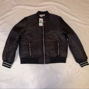 NWT Michael Kors Bomber Jacket L